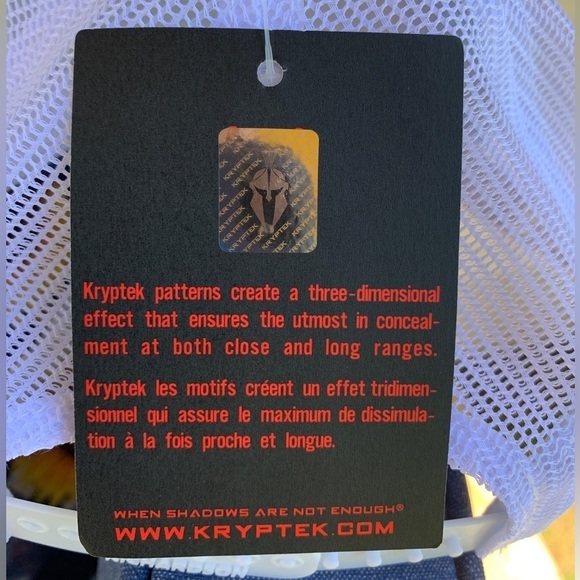 NWT Kryptek Baseball Hat / Cap Blue and White Snap Back Richardson Style 112P - Picture 4 of 6